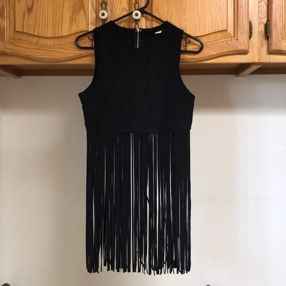 Suede Fringe top medium